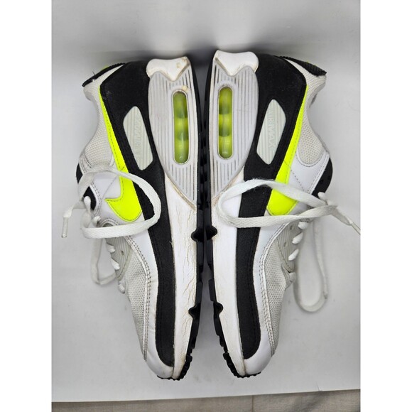 Nike Air Max 90 Shoes Men\'s 9 White Green Volt Athletic Retro Lifestyle Sneakers main image 7